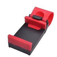 universal car steering wheel mobile phone mount holder for iphone sams ...