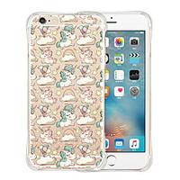 Unicorn Park Soft Transparent Silicone Back Case for iPhone 6/6S (Assorted Colors)