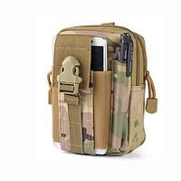 Universal Outdoor Tactical Holster Military Hip Waist Belt Camouf Bag Wallet Pouch Purse Phone case with Zipper for iphone7 7P 6S 6P 5 and other phone