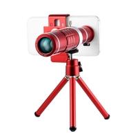 Universal 18X Zoom Phone Telephoto Camera Lens with Mini Tripod for iPhone Samsung HTC Photography Accessory