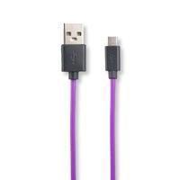 Uniquesync 1-metre Micro-usb Data Cable - Purple