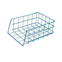 Universal Large Capacity Stacking Wire Tray Blue