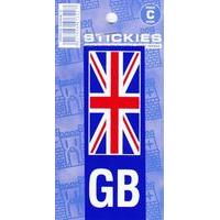 union jackgb no plate sticker