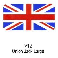 union jack large sticker