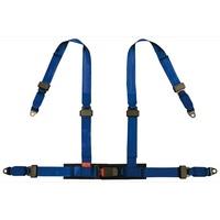 Universal 4point harness blue + EMark