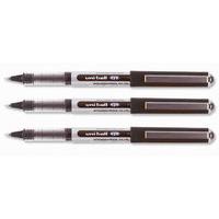 unieye fine rollerball black ub157 12 pack