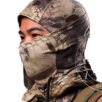 Unisex Balaclava Hunting Leisure Sports Dust Proof Wearable Spring Fall/Autumn Winter Brown