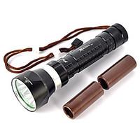 Underwater 200m 8000LM 4xXM-L2 LED Scuba Diving Flashlight Torch Bare Machine