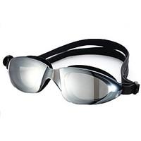 Unisex Swimming Goggles Black / Blue Adjustable Size / Anti-slip Strap PC PU