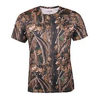 Unisex Short Sleeve Tops Wearproof Breathability Hunting