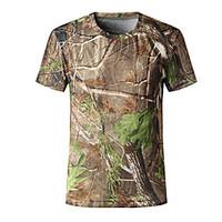 Unisex Short Sleeve Tops Wearproof Breathability Hunting