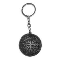 uncharted 4 unisex metal old coin keychain one size silver ke230120unc