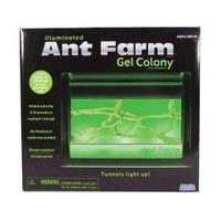 Uncle Milton Ant Farm Illuminated Ant Farm Gel Colony (u1451)