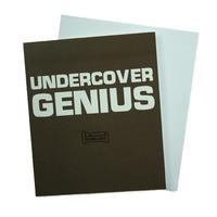 UNDERCOVER GENIUS GREETINGS CARD