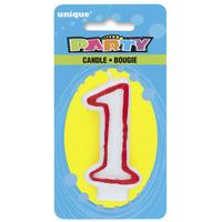 unique party deluxe number candle 1