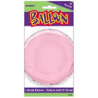 unique party 18 inch round foil balloon pastel pink