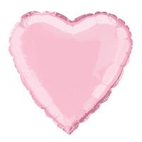 unique party 18 inch heart foil balloon pastel pink