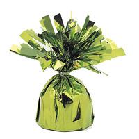 Unique Party Foil Tassels Balloon Weight - Lime Green