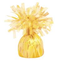 Unique Party Foil Tassels Balloon Weight - Yellow