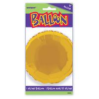 Unique Party 18 Inch Round Foil Balloon - Gold