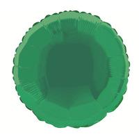 Unique Party 18 Inch Round Foil Balloon - Green