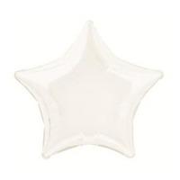 Unique Party 20 Inch Star Foil Balloon - White