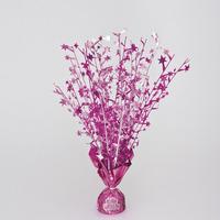 Unique Party Balloon Weight Centrepiece - Pink Stickers