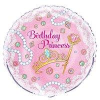 Unique Party 58147 18-inch Foil Princess Balloon