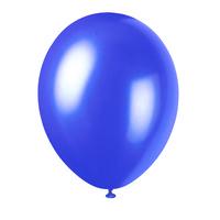 Unique Party 12 Inch 8 Pearlised Latex Balloons - Electric Purple