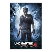 Uncharted 4 A Thiefs End - 24 x 36 Inches Maxi Poster