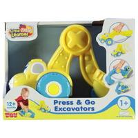 Unbranded Learners Press and Go Excavator Toy