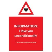 Unconditionally* | Valentine\'s Day card