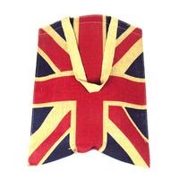 Union Jack with Shoulder Strap Jute Bag