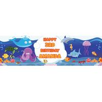 Under the Sea Personalised Party Banner
