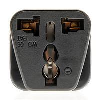 Universal Travel AC Plug Power Adapter (Black, Plug)