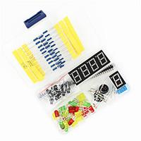 Universal DIY Components Kit Set for Arduino - Black Blue Multicolor