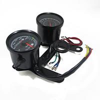 universal motorcycle tachometer odometer speedometer gauge led indicat ...