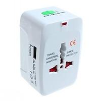 Universal Travel Power Plug Adapter With 1 USB for International Travel