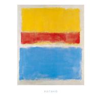 Untitled (Yellow-Red and Blue) By Mark Rothko