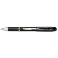 Uni Jetstream SX-210 Rollerball Pen Rubber Grip Line Width 0.45mm (Black) - (Pack of 12 Pens)
