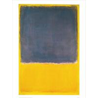 Untitled 1950 (blue on yellow) By Mark Rothko