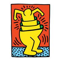 Untitled (cup man), 1989 by Keith Haring
