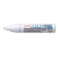 uni ball px 30 broad paint marker chisel tip 40 85mm white pack 6