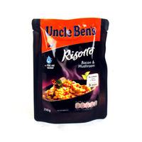 uncle bens express risotto bacon mushroom