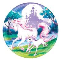 unicorn fantasy plates pack of 8