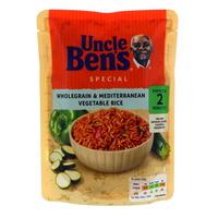 Uncle Bens Express Wholegrain Mediterranean Vegetable Rice