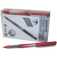 Uni-Ball UB165 Eye Needle Fine Rollerball Pen (Red) - (Pack of 14 Pens)