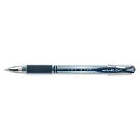 Uni-Ball Signo UM-151S Gel Grip Rollerball Pen Tip 0.7mm Line 0.4mm (Black) - (Pack of 12 Pens)
