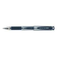 Uni-Ball Signo UM-153S Gel Impact Rollerball Pen Tip 1.0mm Line 0.6mm (Black) - (Pack of 12 Pens)