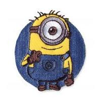 Universal Studios Minion 1 Embroidered Iron On Motif